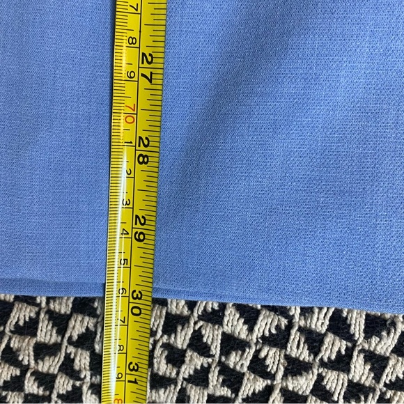 Anthropologie Maeve Oversized Blue Blazer Shoulder Pad Size XS/S - Picture 10 of 16